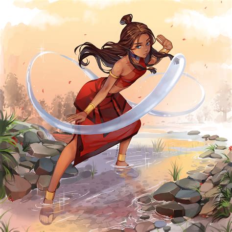 avatar the last airbender katara fan art